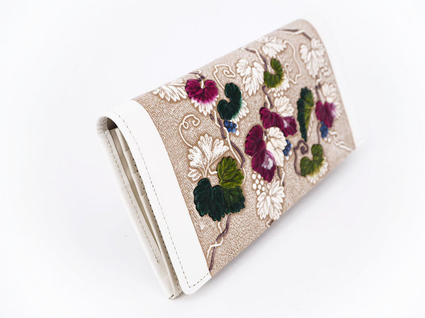 Wild Grapes Long Wallet