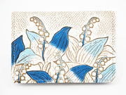 SUZURAN - Lily of the Valley (Blue) Business Card Case