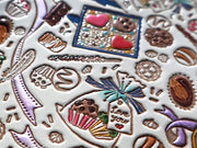 Chocolate Zippered Long Wallet