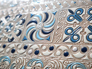 KINSHA - Persia Tiles (Blue) Zippered Coin Purse