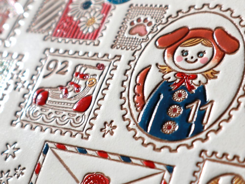 Stamps Passport Case