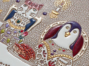 Noble Animals Zippered Long Wallet