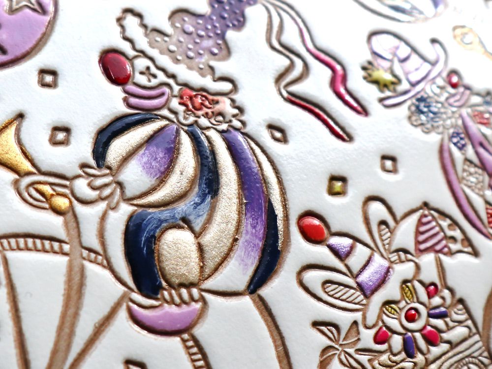Pierrot (Purple) Eyeglasses Case