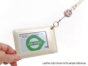Pink Retractable reel strap