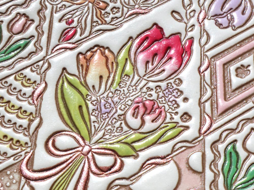 Tulips Zippered Long Wallet