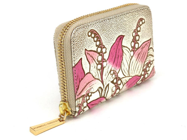 SUZURAN - Lily of the Valley (Pink) Card Case