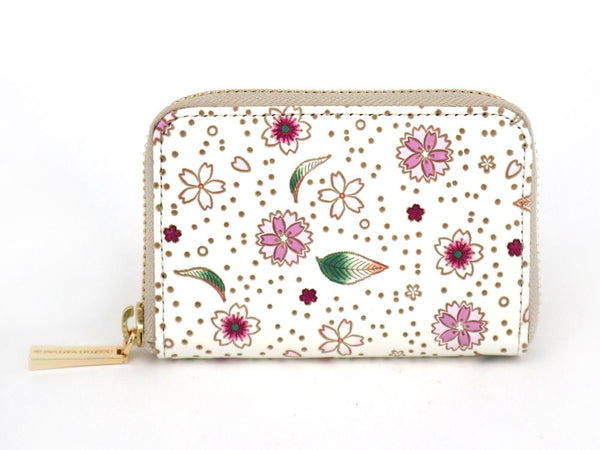 Falling Cherry Blossoms Card Case