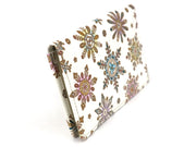 Snowflakes Double Sided Business Card Case