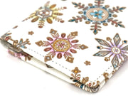 Snowflakes Double Sided Business Card Case