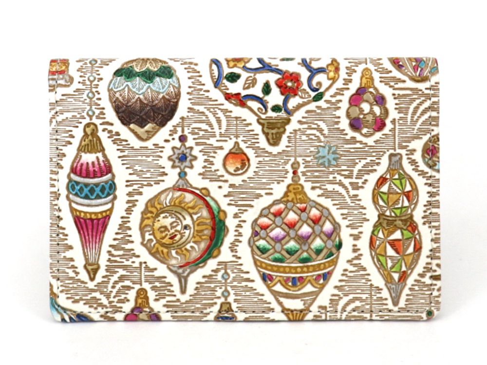 Christmas Ornaments Double Sided Business Card Case