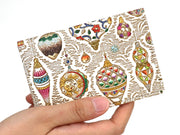 Christmas Ornaments Double Sided Business Card Case