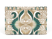 Rocaille (Ivy Green) Double Sided Business Card Case