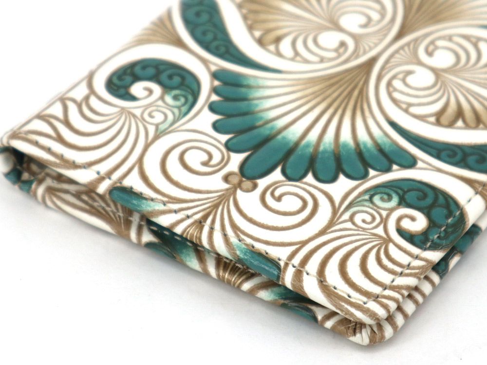 Rocaille (Ivy Green) Double Sided Business Card Case