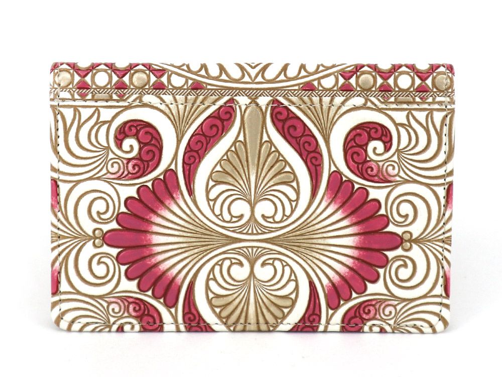 Rocaille (Cherry Red) Double Sided Business Card Case