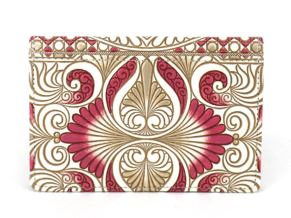Rocaille (Cherry Red) Double Sided Business Card Case