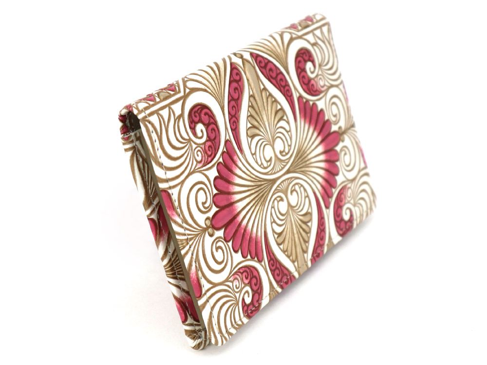 Rocaille (Cherry Red) Double Sided Business Card Case