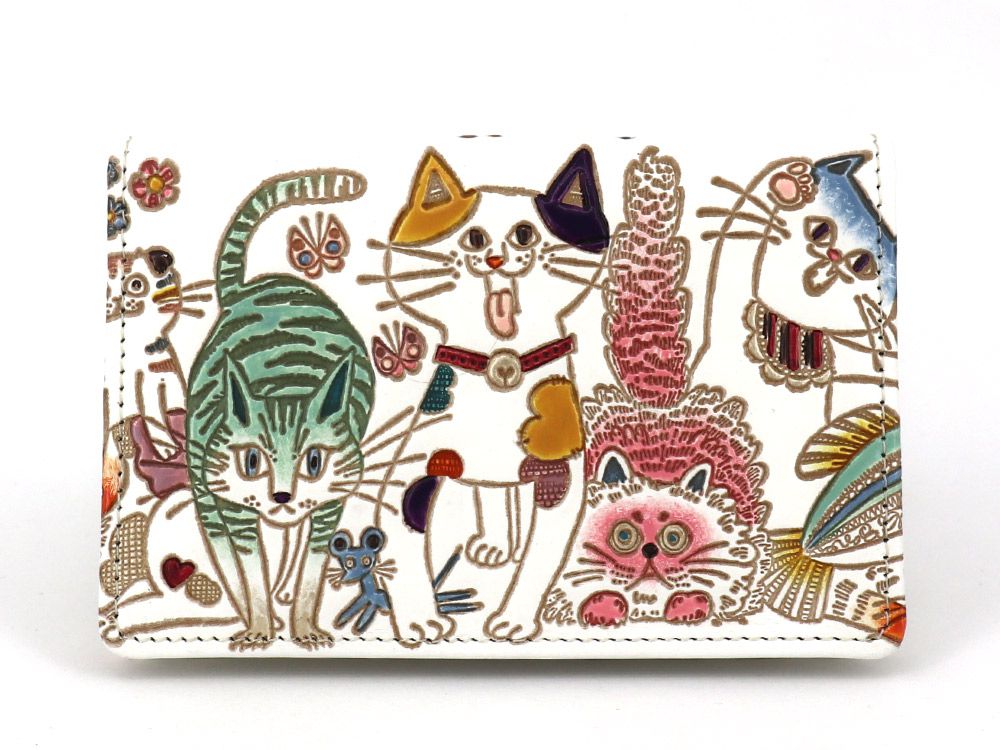 Cats Double Sided Business Card Case