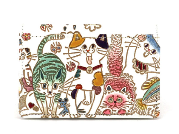 Cats Double Sided Business Card Case