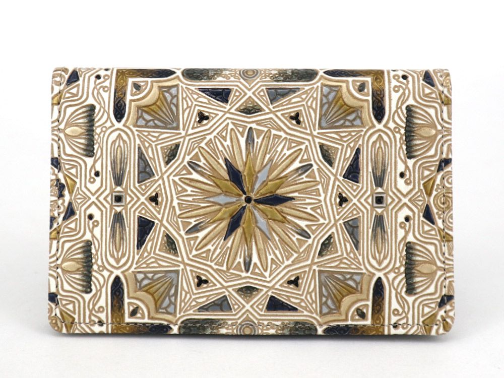 Carreau (Black) Double Sided Business Card Case
