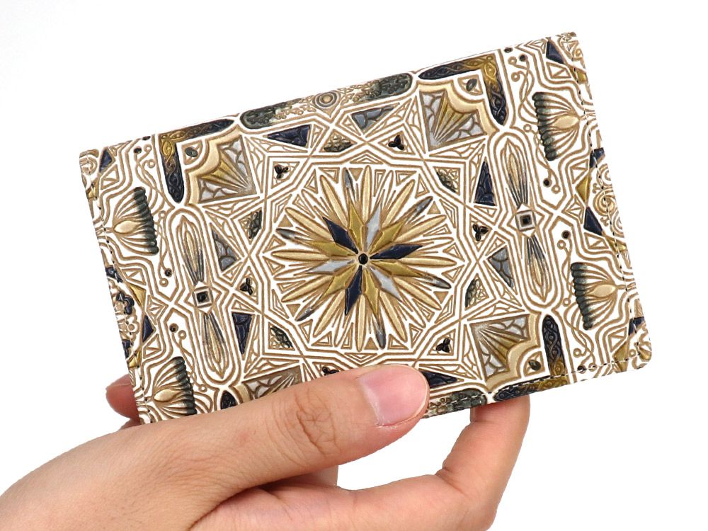 Carreau (Black) Double Sided Business Card Case