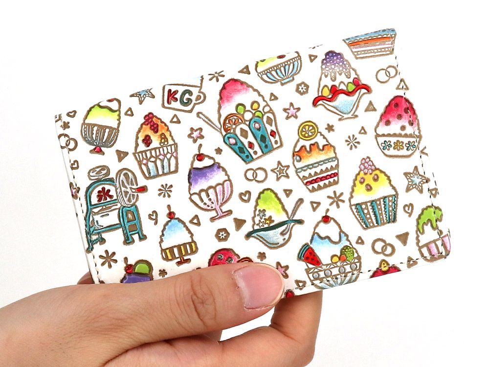 Shaved Ice Double Sided Business Card Case