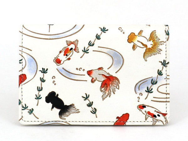 Gold Fishes Double Sided Business Card Case