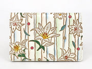 White Lilies Double Sided Business Card Case