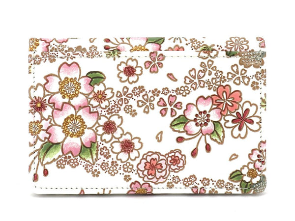 Dancing Cherry Blossoms Double Sided Business Card Case
