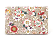 Colorful Cherry Blossoms Double Sided Business Card Case