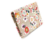 Colorful Cherry Blossoms Double Sided Business Card Case