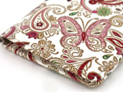 Paisley (Ruby) Double Sided Business Card Case