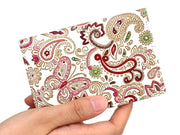 Paisley (Ruby) Double Sided Business Card Case