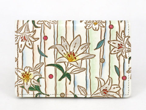 White Lilies Business Card Case