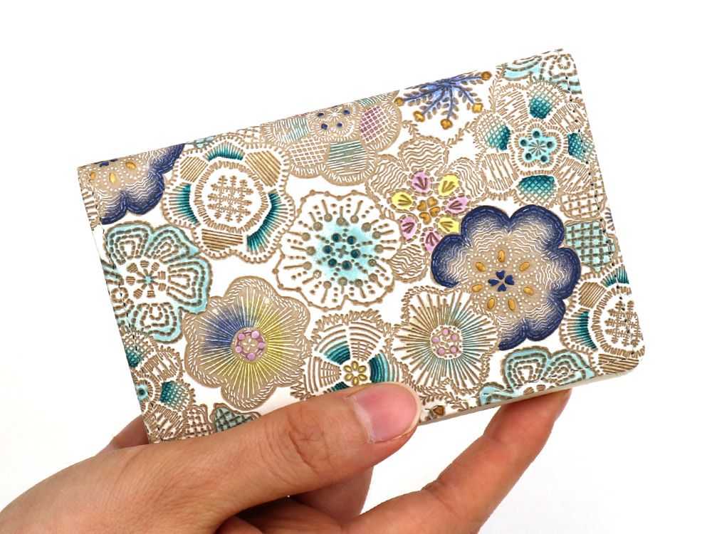 Spring Bloom (Blue) Business Card Case