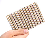 YATARAJIMA - Vertical Stripes Business Card Case