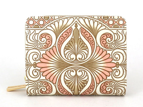 Rocaille (Pink) Zippered Bi-fold Wallet