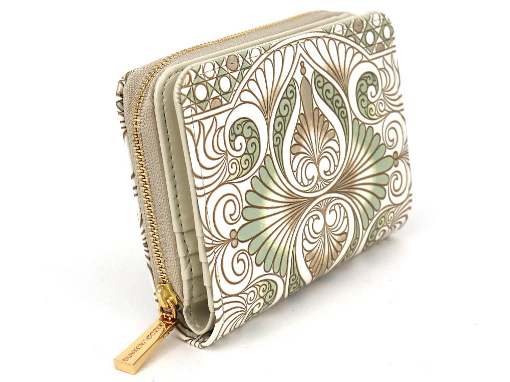 Rocaille (Khaki) Zippered Bi-fold Wallet