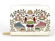 Owls Zippered Bi-fold Wallet