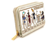 Egyptian Design (#3) Zippered Bi-fold Wallet