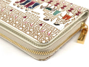 Egyptian Design (#6) Zippered Bi-fold Wallet