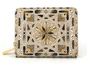 Carreau (Black) Zippered Bi-fold Wallet