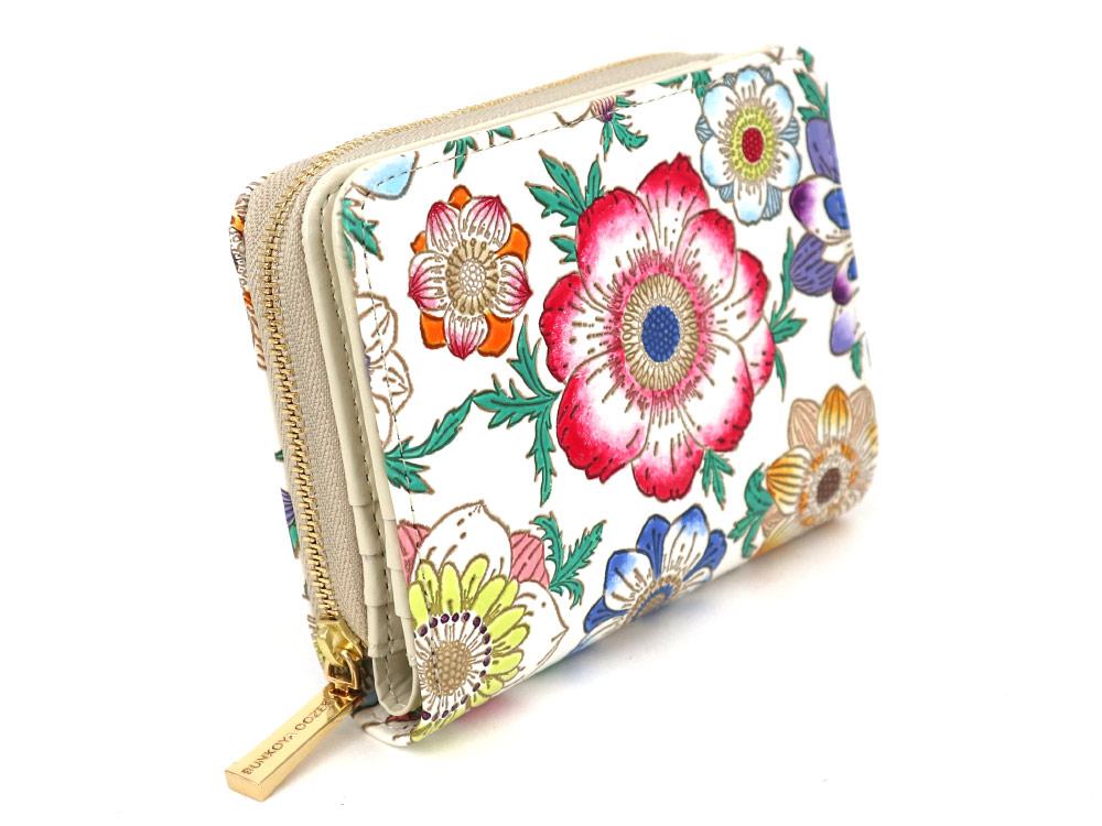 Anemone Zippered Bi-fold Wallet