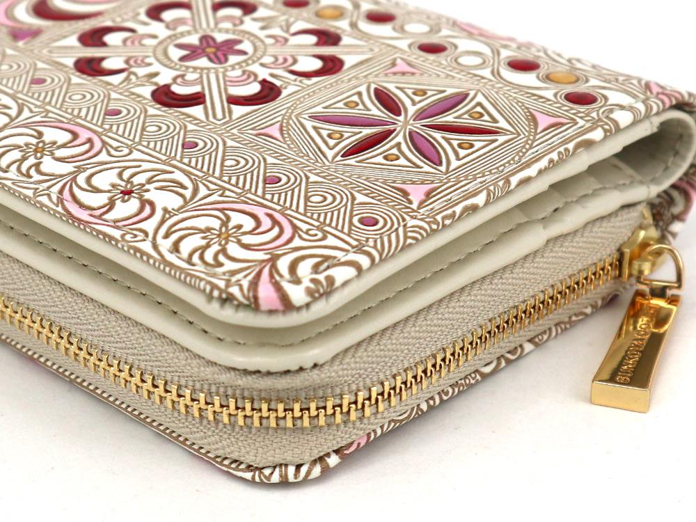KINSHA - Persia Tiles (Pink) Zippered Bi-fold Wallet