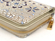 KINSHA - Persia Tiles (Purple) Zippered Bi-fold Wallet