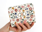 KOBANA - Tiny Flowers Zippered Bi-fold Wallet