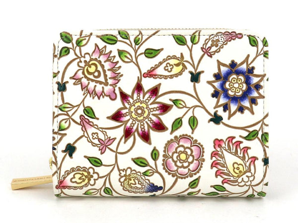 HANASARASA - Floral Chintz Zippered Bi-fold Wallet