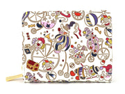 Pierrot (Purple) Zippered Bi-fold Wallet