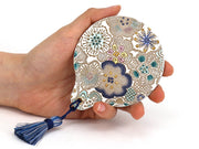 Spring Bloom (Blue) Hand Mirror