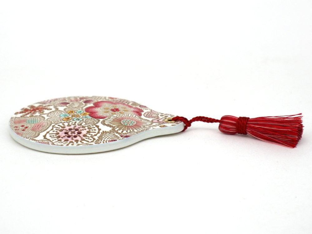 Spring Bloom (Red) Hand Mirror