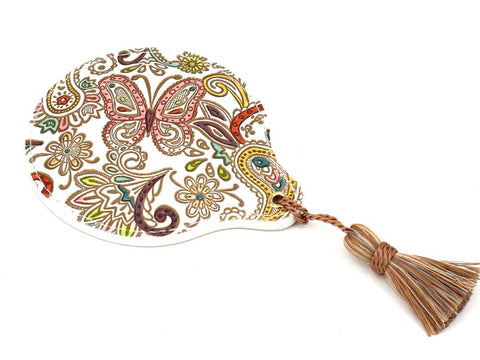 Paisley Hand Mirror